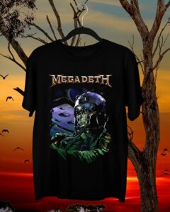 Megadeth 2022 Heli Vic Tour Camiseta Unisex Talla Completa S-5xl